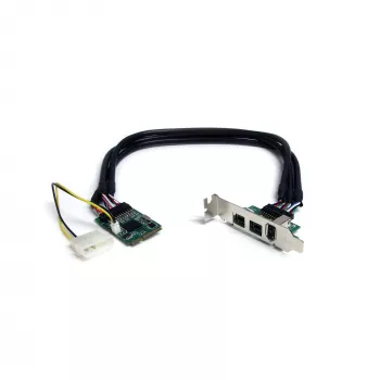 StarTech.com 3-portowy adapter Mini PCI Express FireWire 2b 1a 1394
