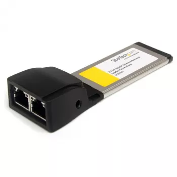 StarTech.com Dual Port ExpressCard Gigabit Laptop Ethernet NIC adapter sieciowy Card