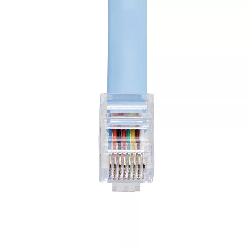 StarTech.com Kabel konsolowy Cisco Rollover 1,8 m - RJ45 M/M, 1,8 m, RJ-45, RJ-45, niebieski