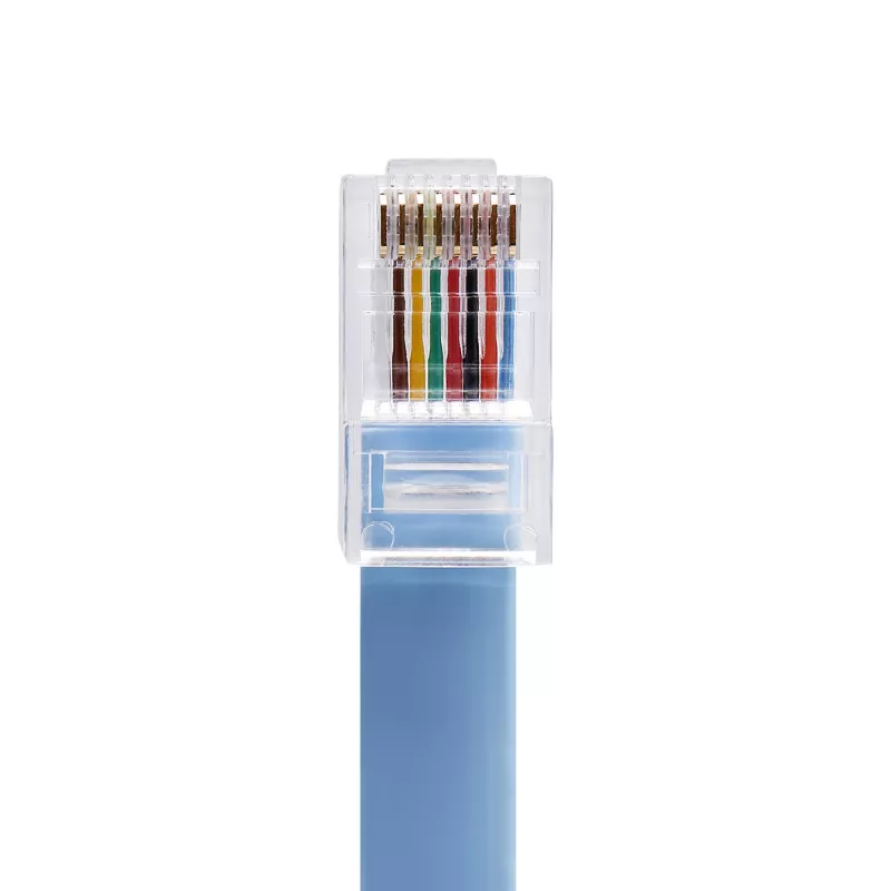 StarTech.com Kabel konsolowy Cisco Rollover 1,8 m - RJ45 M/M, 1,8 m, RJ-45, RJ-45, niebieski