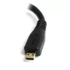 StarTech.com Adapter Micro HDMI na HDMI — wideo 4K 30 Hz — wytrzymały szybki konwerter/kabel Micro HDMI typu D na HDMI 1.4 — klucz sprzętowy — monitory, telewizory i wyświetlacze HDMI Ultra HD — męski/żeński