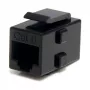 StarTech.com Cat 6 RJ45 Keystone Jack sieciowy Coupler - F/F, Czarny, RJ-45, RJ-45, 90 mm, 125 mm, 2 mm