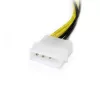 StarTech.com 6in LP4 na 8 Pin PCI Express Kabel zasilający kartę graficzną