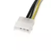StarTech.com 6in LP4 na 8 Pin PCI Express Kabel zasilający kartę graficzną