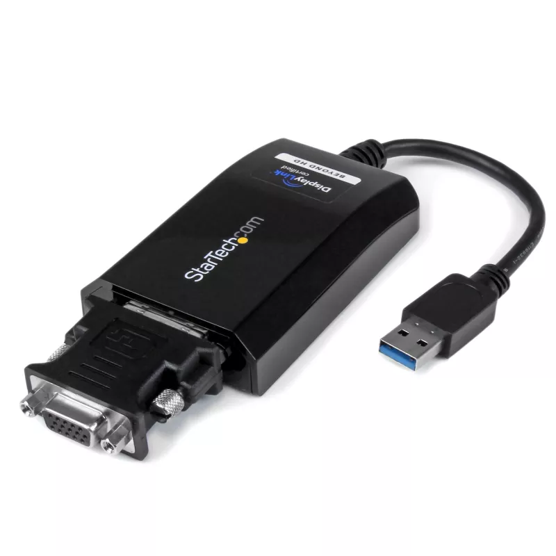 StarTech.com Adapter USB 3.0 na DVI / VGA – 2048x1152, 3.2 Gen 1 (3.1 Gen 1), USB Typ-A, wyjście DVI, 2048 x 1152 piksele