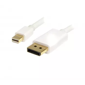 StarTech.com 2 m (6 stóp) kabel Mini DisplayPort na DisplayPort 1.2 – adapter Mini DisplayPort na DisplayPort 4K x 2K UHD – kabel Mini DP na DP do monitora – przewód konwertujący mDP na DP