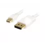 StarTech.com 2 m (6 stóp) kabel Mini DisplayPort na DisplayPort 1.2 – adapter Mini DisplayPort na DisplayPort 4K x 2K UHD – kabel Mini DP na DP do monitora – przewód konwertujący mDP na DP