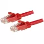 StarTech.com 15m CAT6 Ethernet kabel - czerwony CAT 6 Gigabit Ethernet Wire -250MHz 100W PoE RJ45 UTP sieciowy/Patch Cord Snagless w/Strain Relief Individually Tested