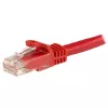 StarTech.com 15m CAT6 Ethernet kabel - czerwony CAT 6 Gigabit Ethernet Wire -250MHz 100W PoE RJ45 UTP sieciowy/Patch Cord Snagless w/Strain Relief Individually Tested
