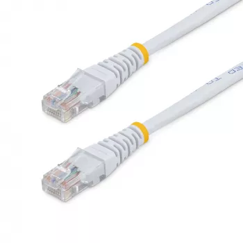 StarTech.com 15m Cat5e biały Molded RJ45 UTP Cat 5e Patch kabel - 15 m Patch Cord