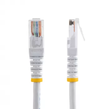 StarTech.com 15m Cat5e biały Molded RJ45 UTP Cat 5e Patch kabel - 15 m Patch Cord