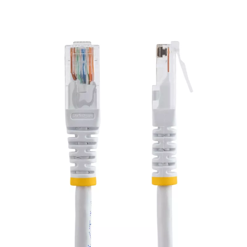 StarTech.com 15m Cat5e biały Molded RJ45 UTP Cat 5e Patch kabel - 15 m Patch Cord