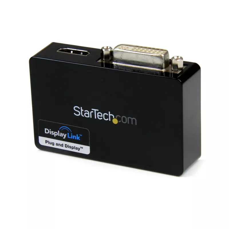StarTech.com Adapter USB 3.0 na HDMI / DVI - 2048x1152, 3.2 Gen 1 (3.1 Gen 1), USB typu B, wyjście DVI, wyjście HDMI, 2048 x 1152 pikseli