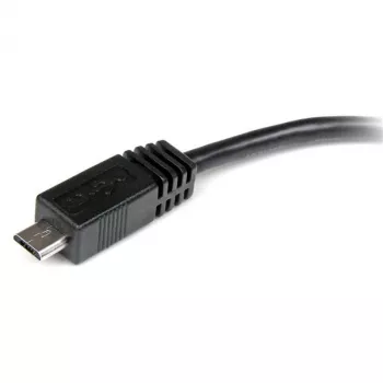 StarTech.com 6in adapter kablowy Micro USB do Mini USB M/F, 0,15 m, Mini-USB B, Micro-USB A, Męski/Żeński, Czarny