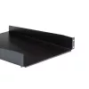 StarTech.com Półka serwerowa 2U do szafy rack – Uniwersalna półka wspornikowa do montażu w szafie 19-calowej na sprzęt sieciowy i szafę rack – Wytrzymała stal – Udźwig 50 funtów/23 kg – Głębokość tacki 22 cale, czarna