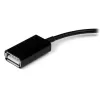 StarTech.com adapter kablowya USB OTG do Samsung Galaxy Tab, 0,1524 m, Samsung 30p, USB A, Czarny, Męski, Żeński