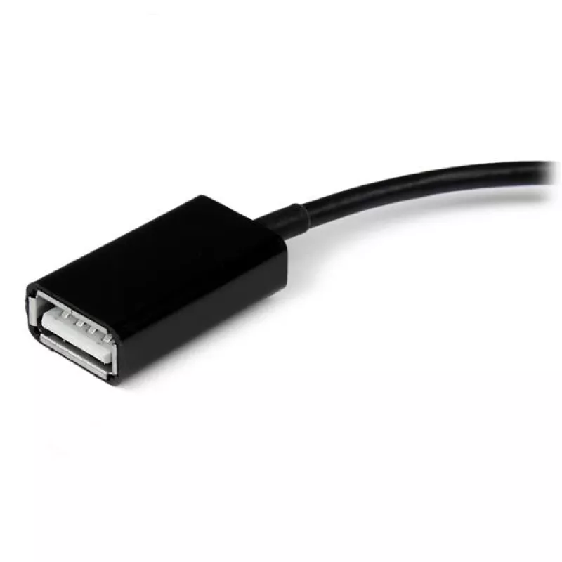 StarTech.com adapter kablowya USB OTG do Samsung Galaxy Tab, 0,1524 m, Samsung 30p, USB A, Czarny, Męski, Żeński