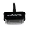 StarTech.com adapter kablowya USB OTG do Samsung Galaxy Tab, 0,1524 m, Samsung 30p, USB A, Czarny, Męski, Żeński