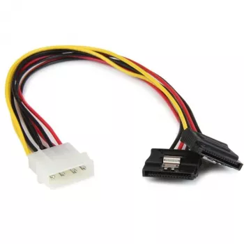 Kabbel zasilający StarTech.com 12 in LP4 na 2x Latching SATA Y Splitter - 4-pin LP4 na Dual SATA