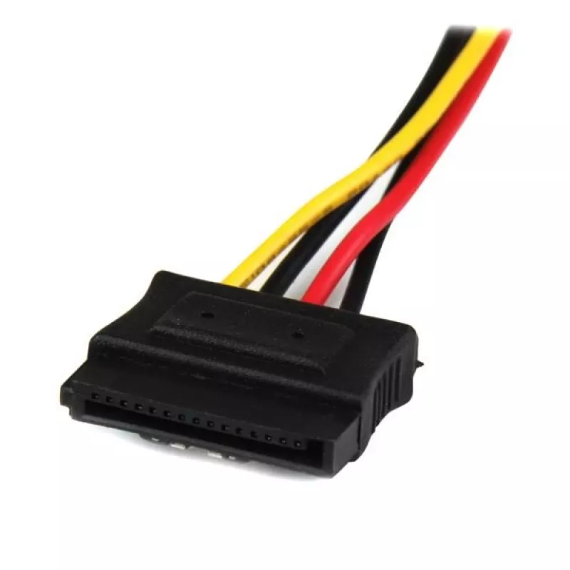 Kabbel zasilający StarTech.com 12 in LP4 na 2x Latching SATA Y Splitter - 4-pin LP4 na Dual SATA