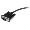 StarTech.com 3m czarny przedłużacz szeregowy DB9 RS232 - M/Ż