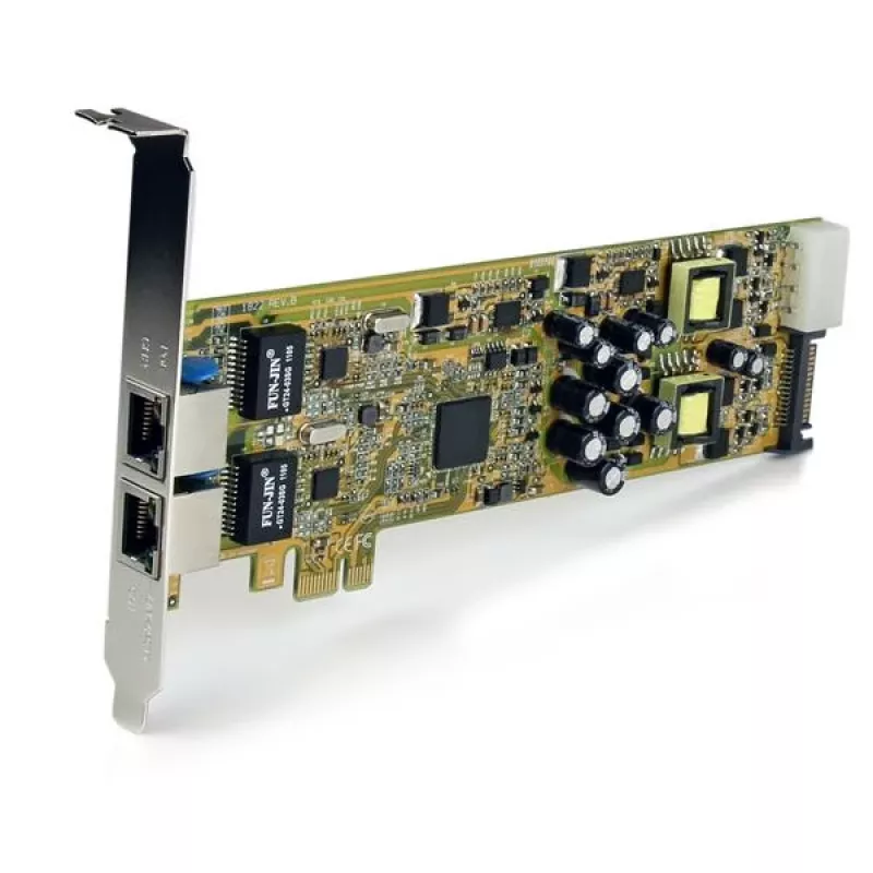 StarTech.com Dwukanałowa karta sieciowa PCI Express Gigabit Ethernet PCIe z funkcją PoE/PSE