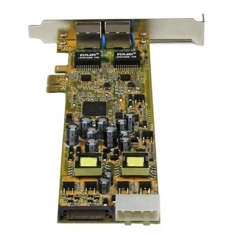 StarTech.com Dwukanałowa karta sieciowa PCI Express Gigabit Ethernet PCIe z funkcją PoE/PSE
