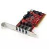 StarTech.com 4-portowa karta PCI USB 3.0 z zasilaniem SATA/SP4
