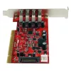 StarTech.com 4-portowa karta PCI USB 3.0 z zasilaniem SATA/SP4