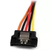 StarTech.com 6in Latching SATA Power Y Splitter adapter kablowy - M/F