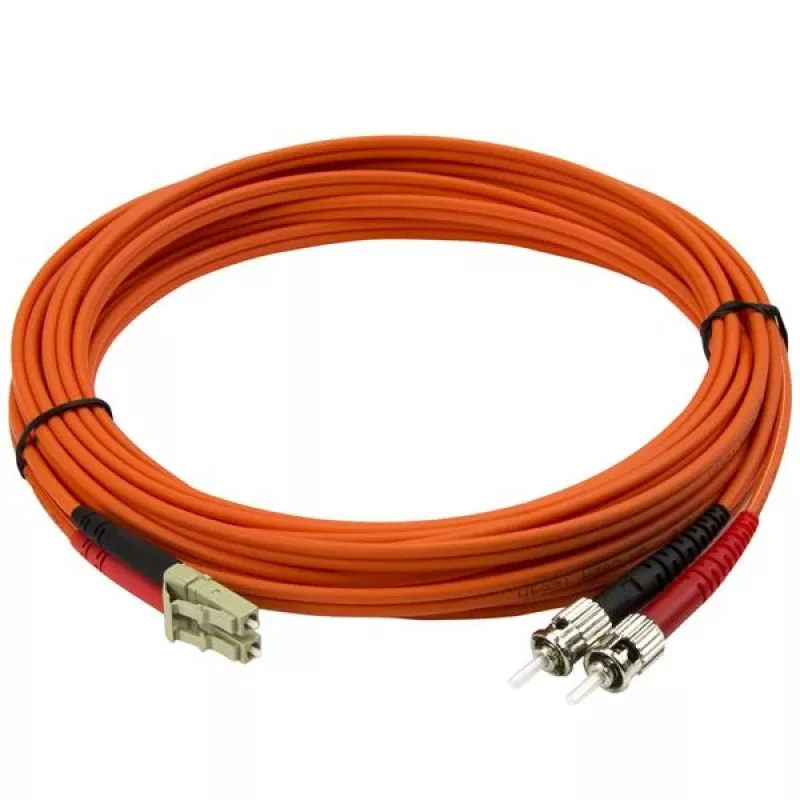 StarTech.com 5m kabel światłowodowy - Wielomodowy Dupleks 50/125 - LSZH kabel połączeniowy światłowodowy - LC/ST