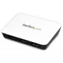 StarTech.com USB 3.0 do Gigabit Ethernet NIC Adapter sieciowy z 3-portowym hubem - biały