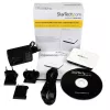 StarTech.com USB 3.0 do Gigabit Ethernet NIC Adapter sieciowy z 3-portowym hubem - biały