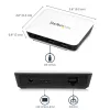 StarTech.com USB 3.0 do Gigabit Ethernet NIC Adapter sieciowy z 3-portowym hubem - biały