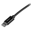 StarTech.com 1 m (3 ft.) USB do Lightning - Kabel do ładowania iPhone / iPad / iPod - Szybkie ładowanie Lightning do USB - Certyfikat Apple MFi - Czarny