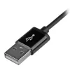 StarTech.com 1 m (3 ft.) USB do Lightning - Kabel do ładowania iPhone / iPad / iPod - Szybkie ładowanie Lightning do USB - Certyfikat Apple MFi - Czarny