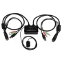 StarTech.com 2-portowy KVM USB HDMI z audio i zdalnym przełącznikiem – zasilany przez USB