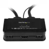 StarTech.com 2-portowy KVM USB HDMI z audio i zdalnym przełącznikiem – zasilany przez USB