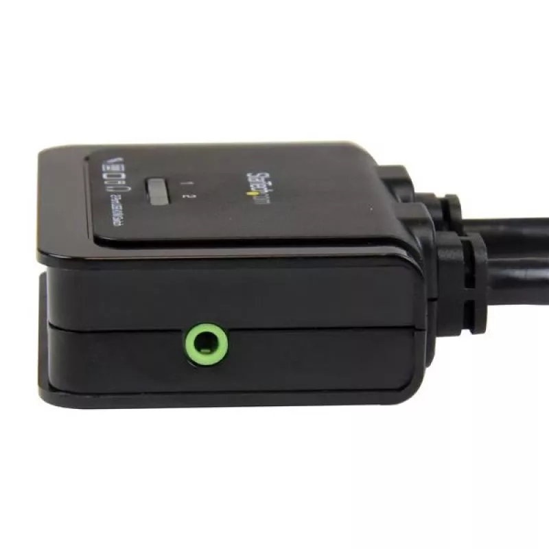 StarTech.com 2-portowy KVM USB HDMI z audio i zdalnym przełącznikiem – zasilany przez USB