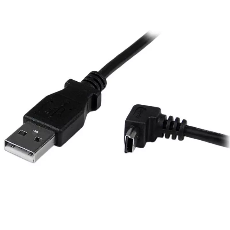 StarTech.com 2m Mini USB kabel - A to Down Angle Mini B