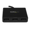 Adapter StarTech.com do 3 monitorów – Hub MST DisplayPort 1.2 na Dual 4K 30 Hz i 1x 1080p – Rozdzielacz wideo do trybu rozszerzonego pulpitu tylko na komputerach z systemem Windows – DP na 3 monitory DP