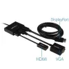 Adapter StarTech.com do 3 monitorów – Hub MST DisplayPort 1.2 na Dual 4K 30 Hz i 1x 1080p – Rozdzielacz wideo do trybu rozszerzonego pulpitu tylko na komputerach z systemem Windows – DP na 3 monitory DP