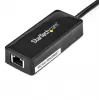 StarTech.com Adapter USB 3.0 do Gigabit Ethernet NIC z portem USB - Czarny