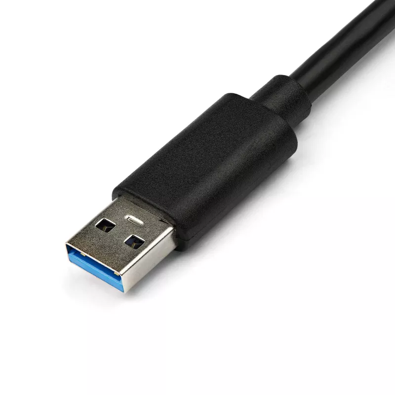 StarTech.com Adapter USB 3.0 do Gigabit Ethernet NIC z portem USB - Czarny
