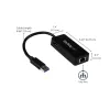StarTech.com Adapter USB 3.0 do Gigabit Ethernet NIC z portem USB - Czarny