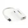 StarTech.com USB 3.0 do Gigabit Ethernet Adapter NIC z portem USB - Biały