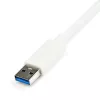 StarTech.com USB 3.0 do Gigabit Ethernet Adapter NIC z portem USB - Biały