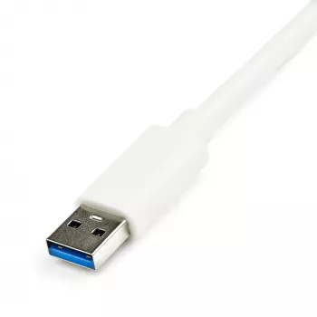 StarTech.com USB 3.0 do Gigabit Ethernet Adapter NIC z portem USB - Biały