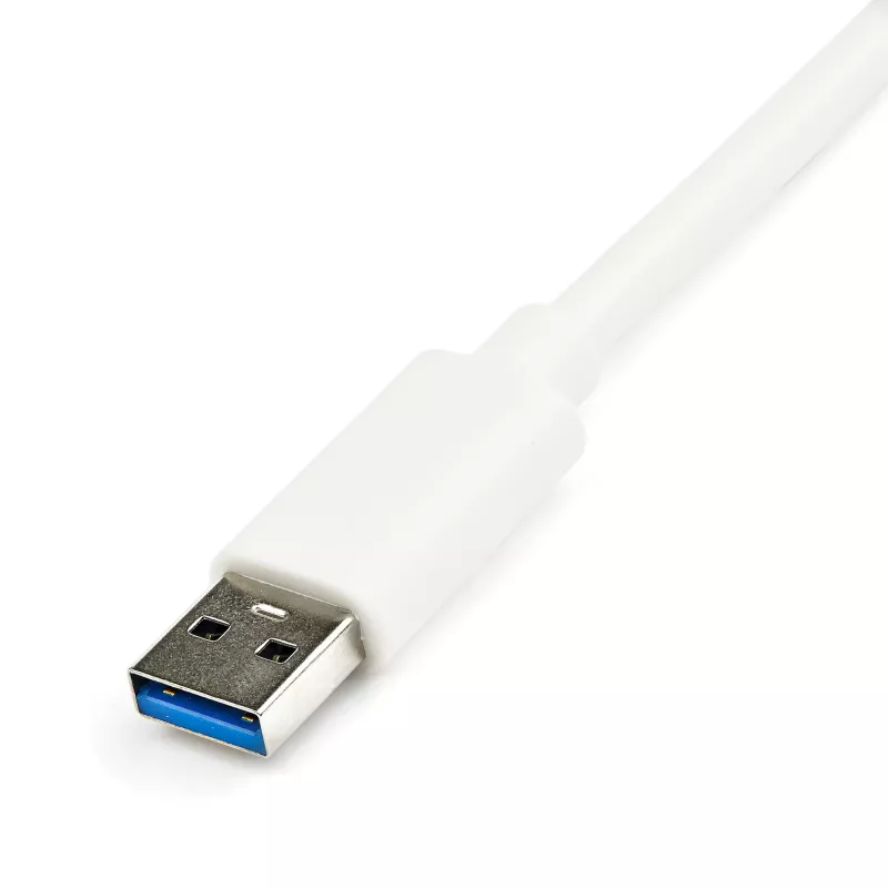 StarTech.com USB 3.0 do Gigabit Ethernet Adapter NIC z portem USB - Biały