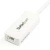 StarTech.com USB 3.0 do Gigabit Ethernet Adapter NIC z portem USB - Biały